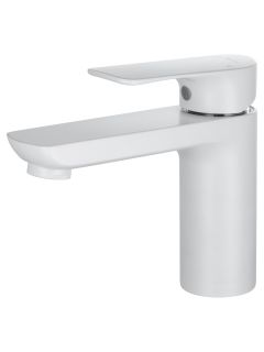 Смеситель для раковины Wonzon & Woghand Line WW-A40732-MW белый матовый